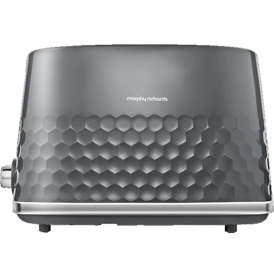 Morphy&nbsp;Richards Prajitor de Paine Morphy Richards Hive, 2 Felii, 7 Trepte de Rumenire, 850W, Gri metalizat