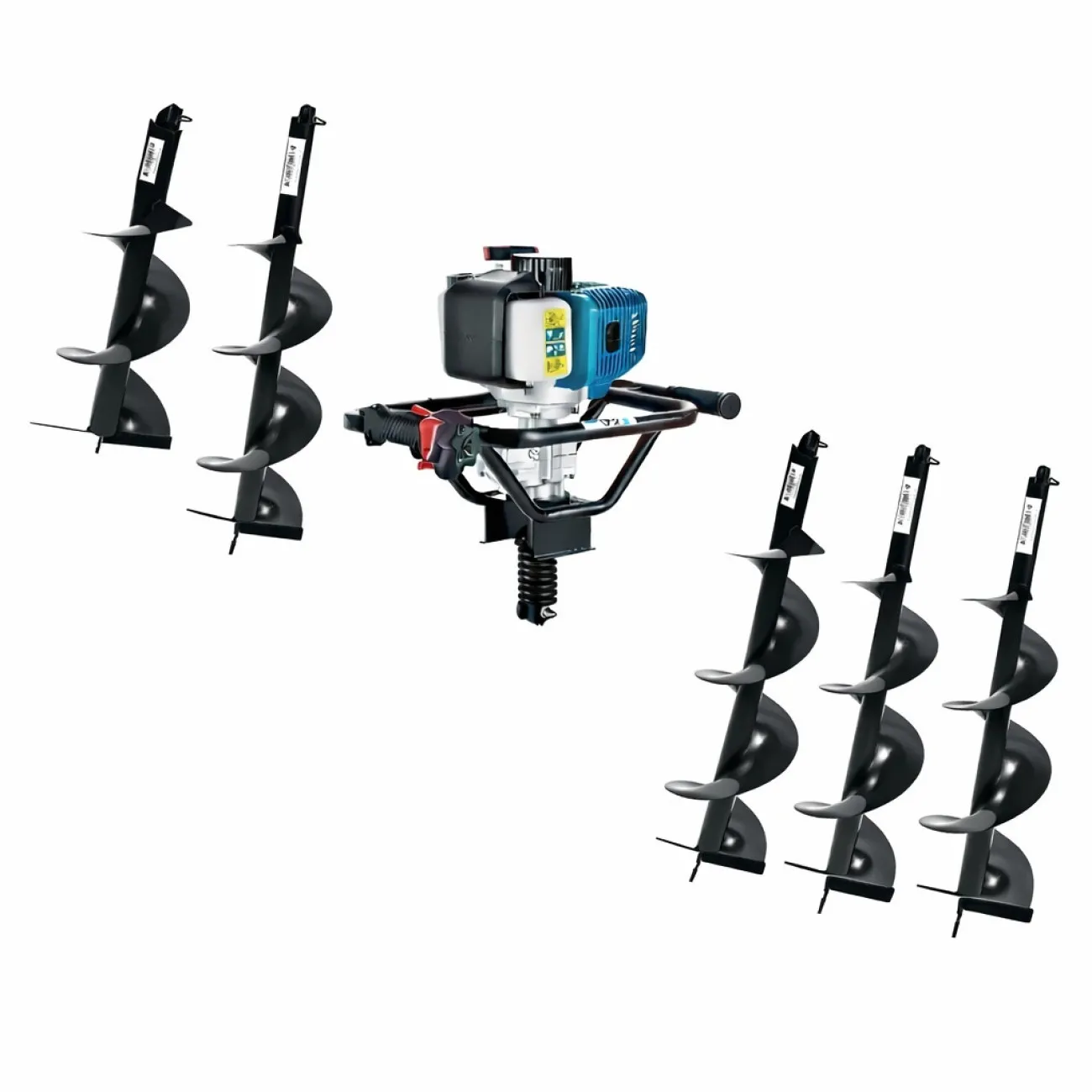 Motoburghiu - Foreza Pamant - Detoolz DZ-C308 - Putere 2CP, 8500 RPM, 52cc - FULL BOX ( 5 burghie incluse )