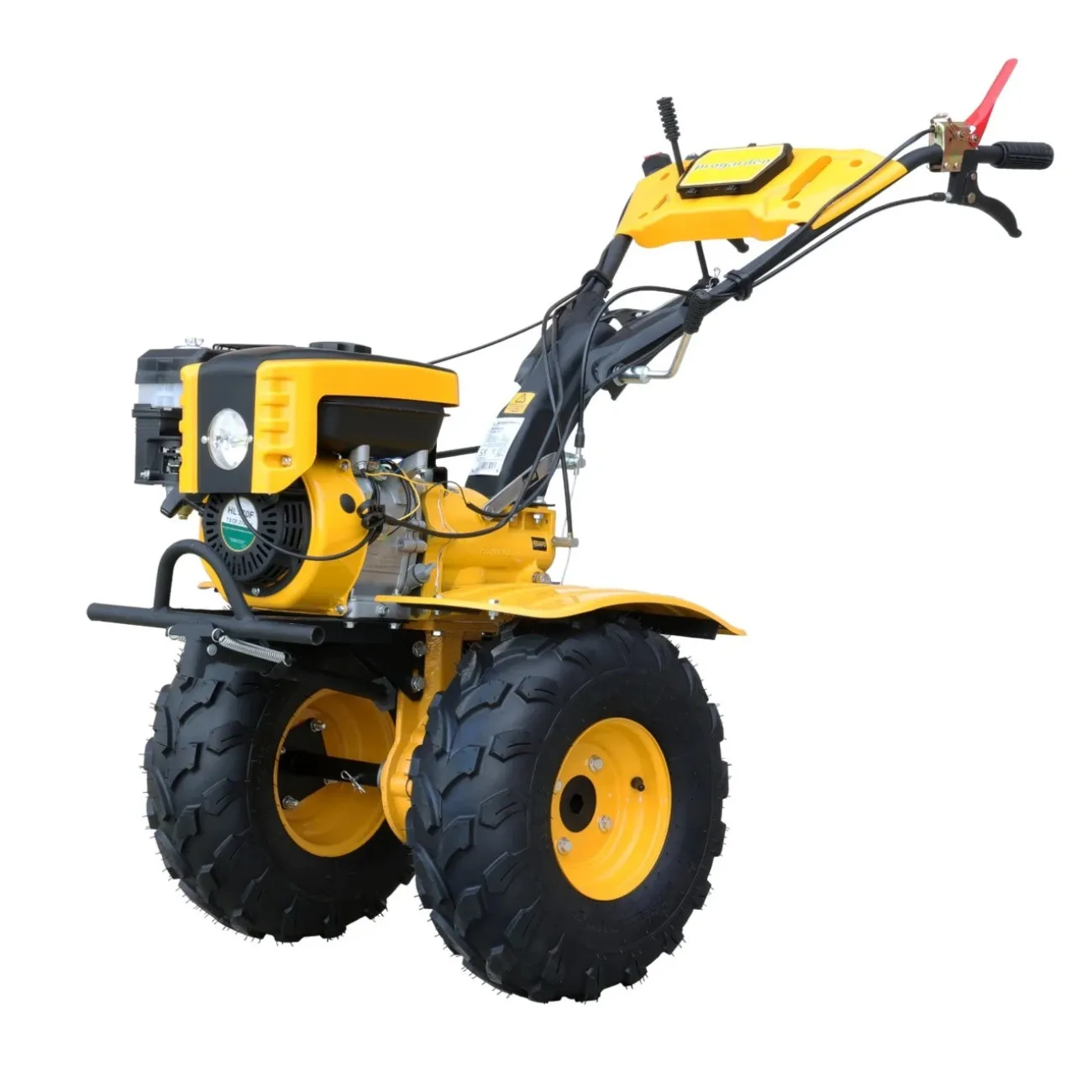 Motocultor benzina, Campo 873 Alpine, 7CP, 2+1 trepte, 2+1 freze, benzina, roti ATV, 2 prize putere, PROGARDEN