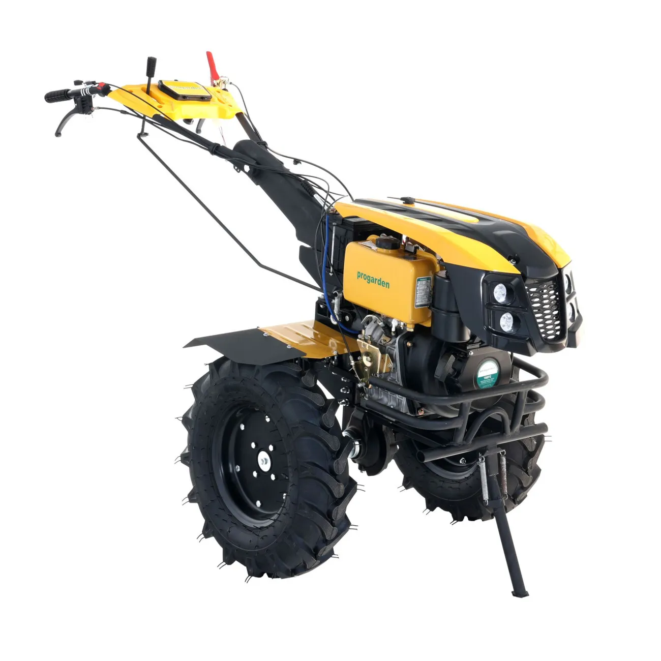 Motocultor diesel, Campo 1273 Alpine V2, 12CP, 2+1 trepte, 2+2+1 freze, roti 6.00-12, diesel, EU V, pornire electrica, 2 prize putere, PROGARDEN