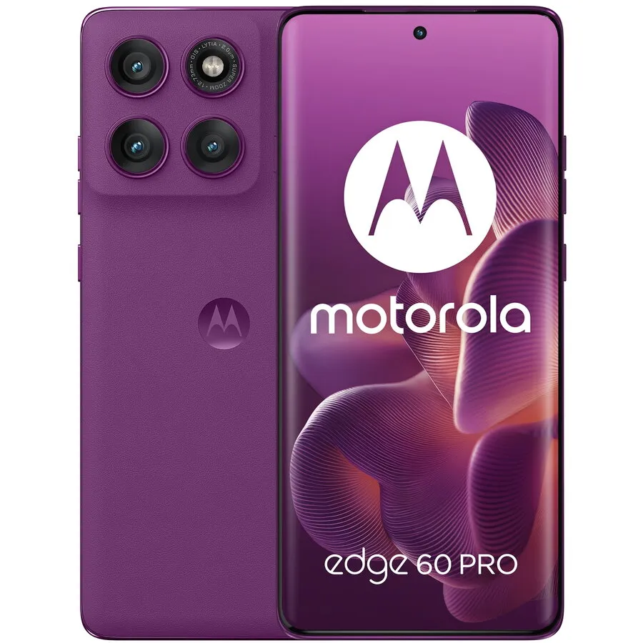 Motorola Telefon mobil Motorola Edge 60 Pro, 6.67 inch, Dual SIM, 512GB, 12GB RAM, 5G, Pantone Sparkling Grape