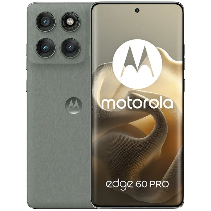 Motorola Telefon mobil Motorola Edge 60 Pro, MediaTek Dimensity 8350 Extreme, 12GB RAM, 512GB, Dual SIM, 5G, Android 15, Gri
