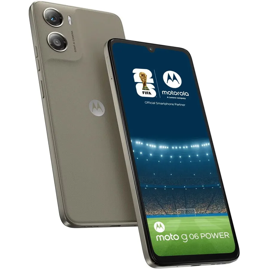 Motorola Telefon mobil Motorola g06 Power, Dual SIM, 256GB, 4GB RAM, (Laurel Oak), Crem