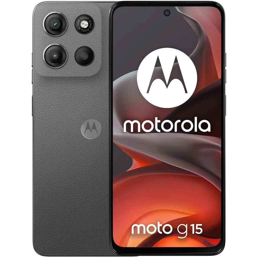 Motorola Telefon mobil Motorola g15, 6.72 inch,  Dual SIM, 512GB, 8GB RAM, 4G, Gravity Grey