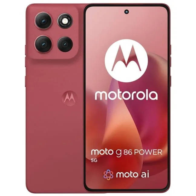 Motorola Telefon mobil Motorola Moto G86, 5G, 6.67 inch, 12GB RAM, 256GB, Dual SIM, Chrysanthemum (Roz inchis)
