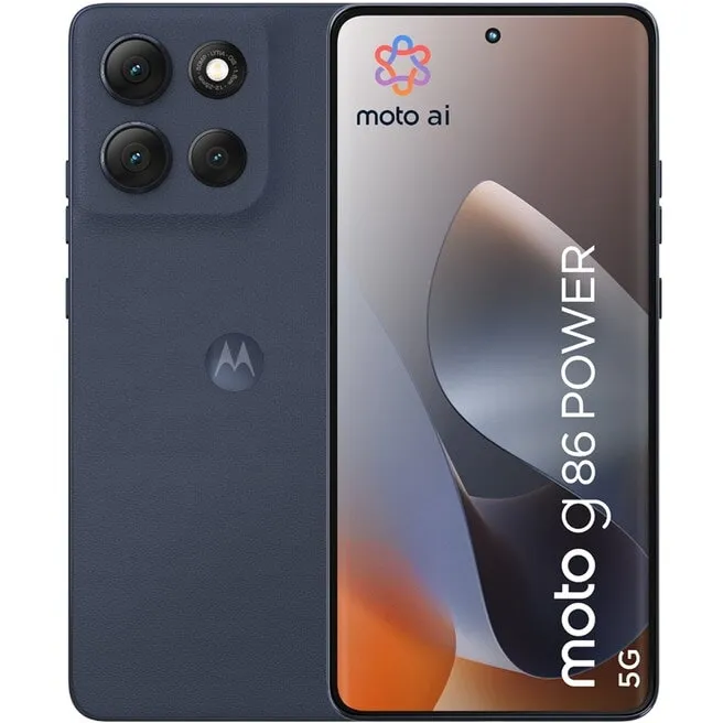 Motorola Telefon Mobil Motorola Moto G86 Power, P-OLED, 6.67, 12GB RAM, 256GB Flash,5G, Dual Sim, Android, Procesor Mediatek Dimensity 7300, Albastru