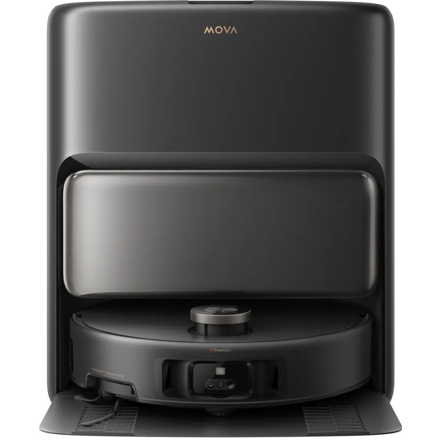 MOVA Robot aspirator si mop MOVA V50 Ultra Complete, 24000Pa, Auto-curatare, Perii anti-incurcare, Statie inteligenta, Negru