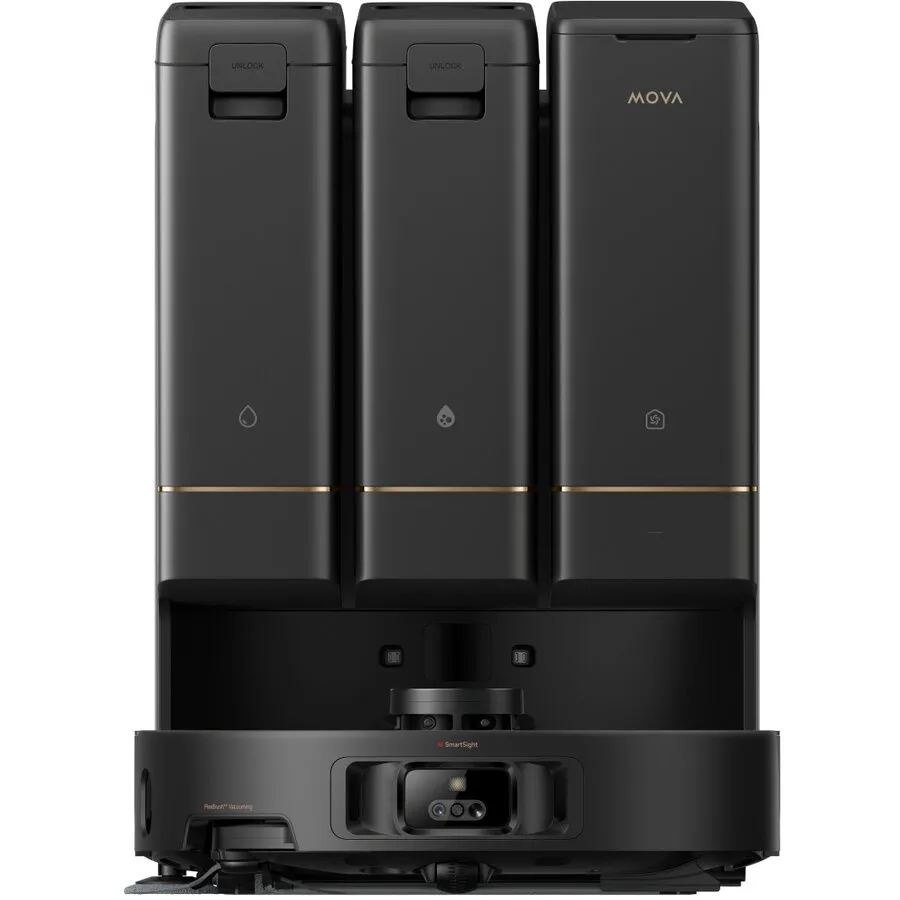 MOVA Robot aspirator si mop MOVA Z50 Ultra, 19000Pa, Auto-curatare, Perii anti-incurcare, Statie inteligenta, Negru