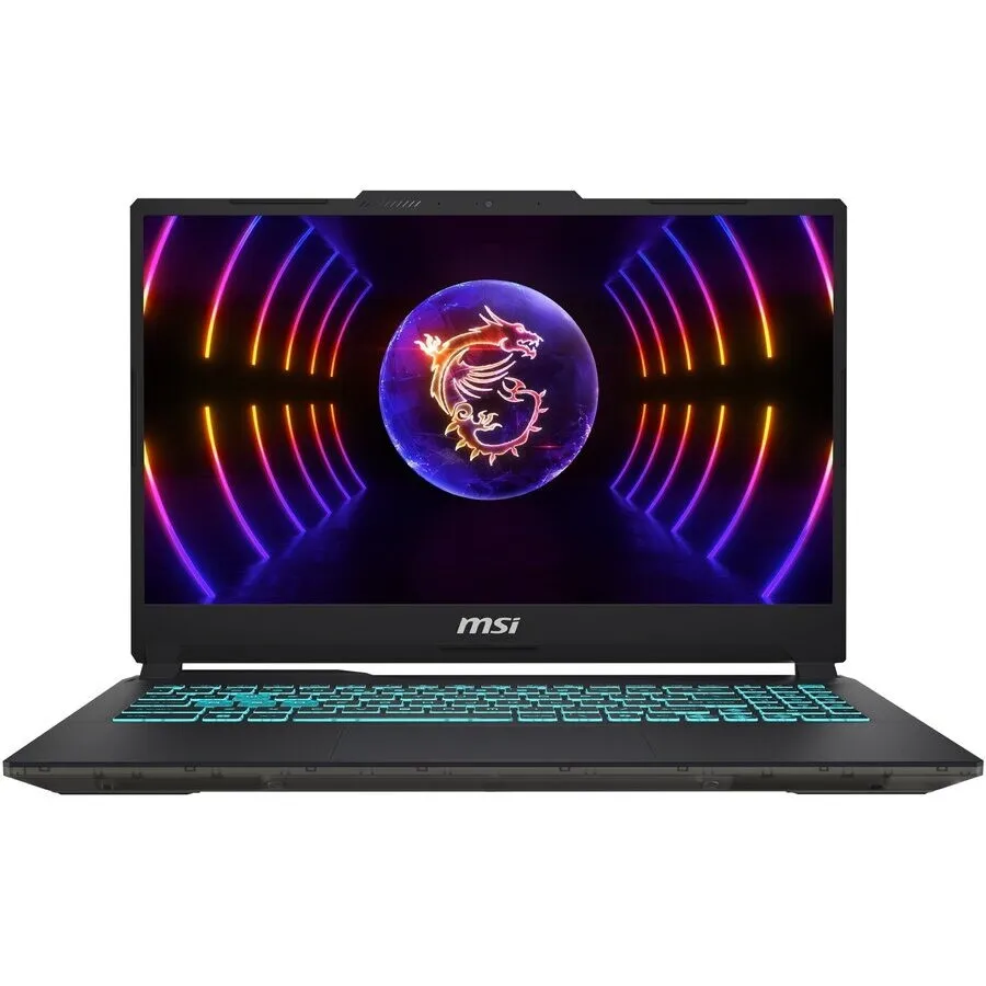 MSI Laptop Gaming MSI Cyborg, Intel Core i5-13420H, 15.6 inch FHD, 16GB RAM, 512GB SSD, nVidia RTX 4050 6GB, Free DOS, Negru