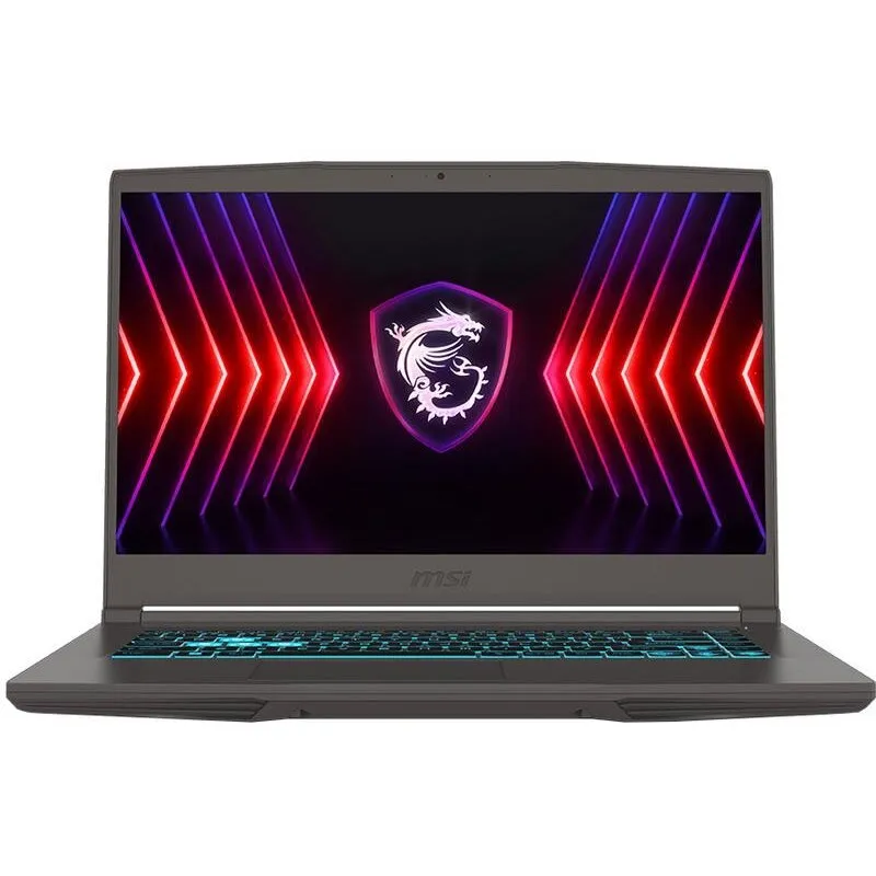 MSI Laptop Gaming MSI Thin 15 B12VE, Intel Core i5-12450H, 15.6 inch FHD, 16GB RAM, 1TB SSD, nVidia RTX 4050 6GB, Free DOS, Gri (INT Keyboard)