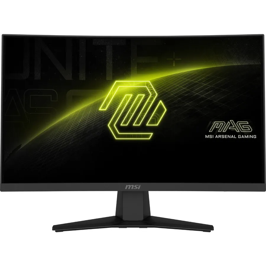 MSI Monitor Gaming VA LED, MSI MAG 244C, 23.6 inch, Full HD 1920 x 1080 pixels, HDMI, DisplayPort, Ecran curbat, 180 Hz, 1 ms, Negru