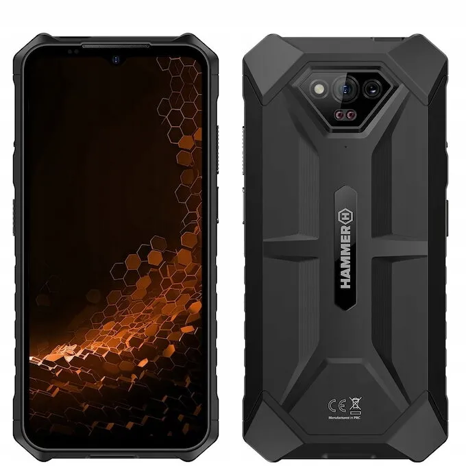 Myphone Telefon mobil Hammer IRON V, IP69, 6.5 inch, 6GB RAM, 64GB, camera 50Mpx, 6320mAh, 4G LTE, Negru