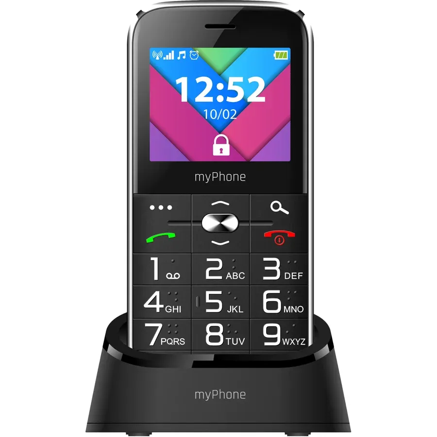 Myphone Telefon mobil MyPhone Halo C, Dual SIM, Black