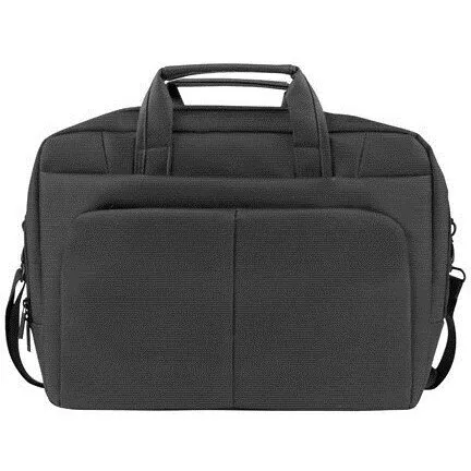 natec Geanta laptop Natec Gazelle, compatibilitate dimensiune laptop 15.6, 3 compartimente, material Polyester, Negru