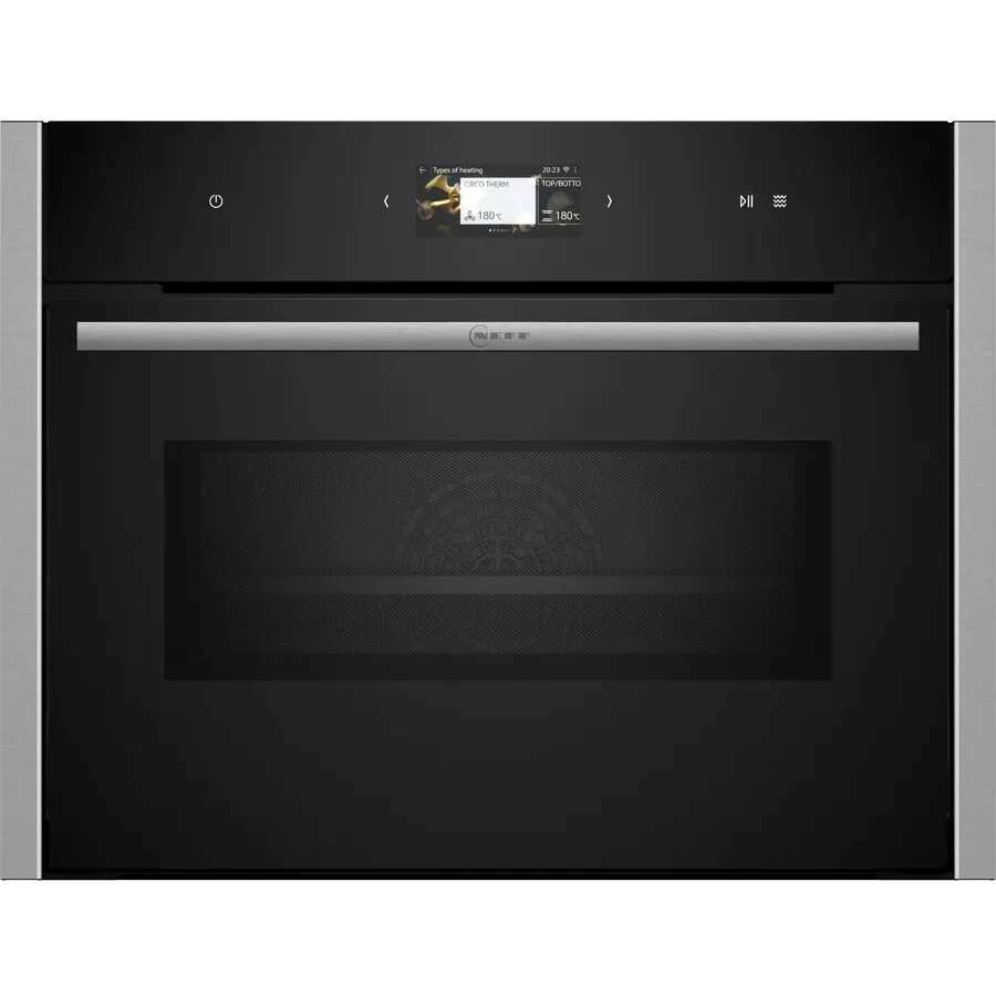 NEFF Cuptor compact cu microunde Neff C24MS31N0, N 90, 45 l, 60 x 45 cm, Otel inoxidabil