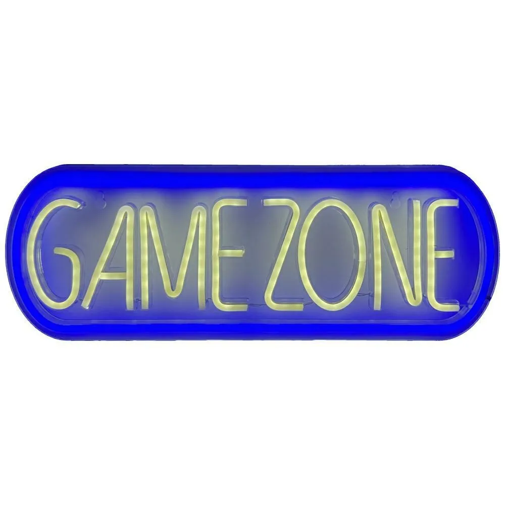 Neon decorativ LED Beline Light Game Zone, Alimentare USB, Multicolor