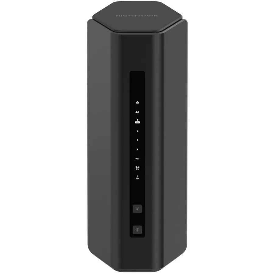 netgear Router Wireless Netgear Nighthawk RS200-100EUS, Dual Band, WiFi 7, 2.4GHz 688 Mbps, 5GHz 5760 Mbps, Negru