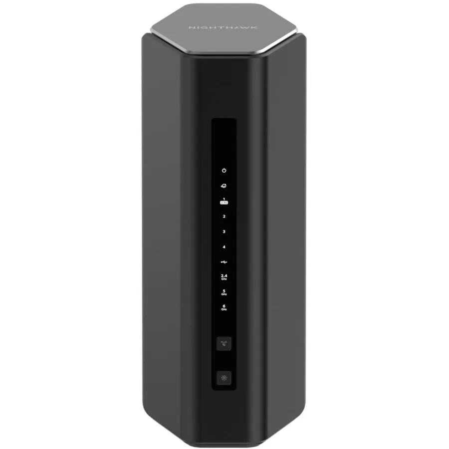 netgear Router Wireless Netgear Nighthawk RS500-100EUS, Wi-Fi 7, BE12000, Tri Band, 2.4 GHz: 700 Mbps, 5 GHz: 5800 Mbps, 6 GHz: 5800 Mbps, Negru