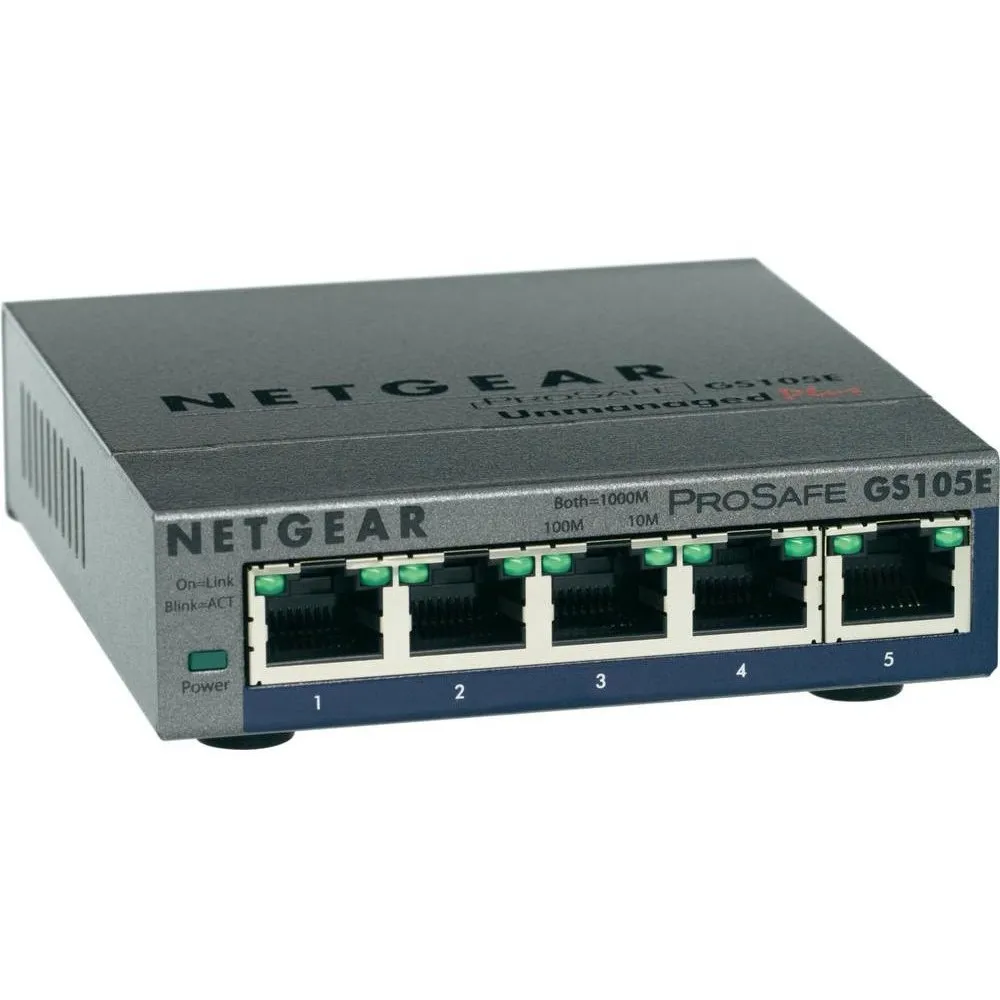 netgear Switch NetGear GS105E-200PES 5 porturi x 10/100/1000 Mb/s