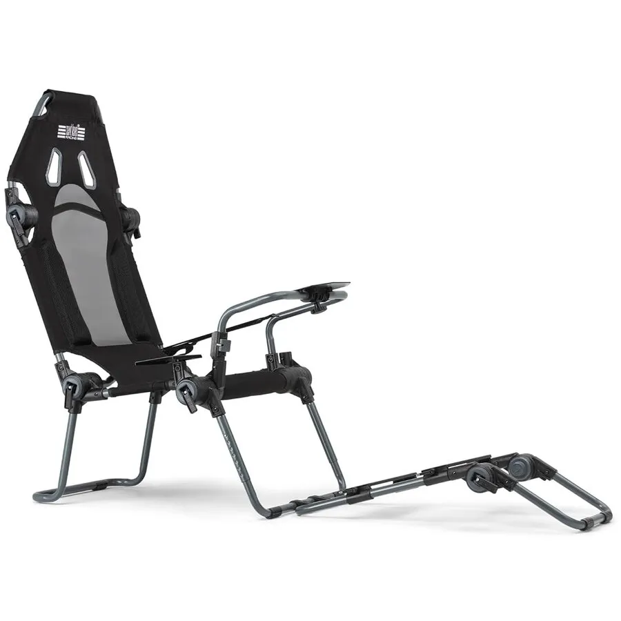 Next&nbsp;Level&nbsp;Racing Scaun de gaming Next Level Racing F-GT LITE, metalic, textil, gri, 175x60x45cm