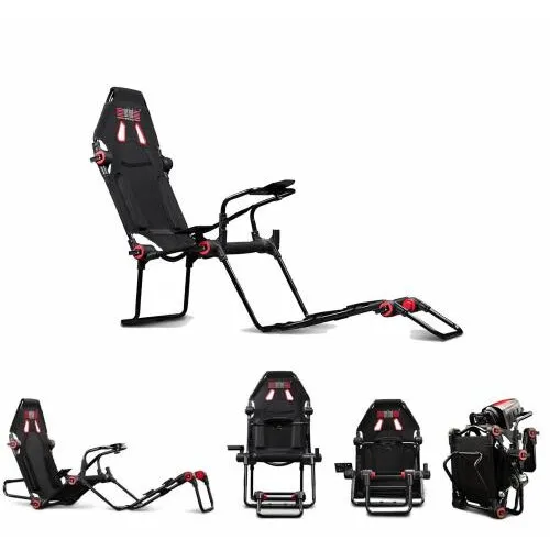 Next&nbsp;Level&nbsp;Racing Scaun gaming Next Level Racing Simulator F-GT LITE Cockpit, NegruRosu