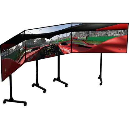 Next&nbsp;Level&nbsp;Racing Stand mobil triplu pentru monitoare, Next Level Racing NLR-A010