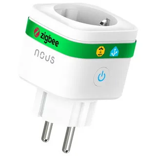 Nous Priza inteligenta wifi Nous A7Z,16A - ZigBee 3.0, Monitorizare Consum, Compatibila Alexa Google