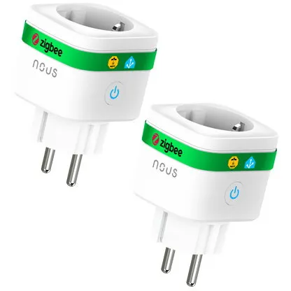 Nous Set 2 prize inteligenta wifi Nous A7Z,16A - ZigBee 3.0, Monitorizare Consum, Compatibila Alexa/Google