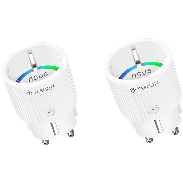 Nous Set 2 prize Inteligente WiFi NOUS A8T, 10A - Tasmota, ESP32