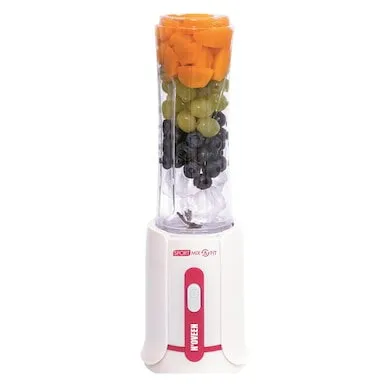 NOVEEN Blender, Noveen, Sport Mix & Fit SB230, Alb/Roz, 600 ml, 300 W