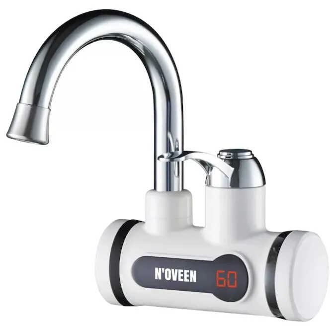 NOVEEN Robinet electric pentru incalzit apa (instant apa calda) Noveen IWH350, 3600 W, pe perete, doua duze, Alb