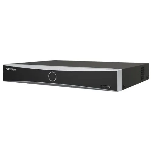 NVR 8 canale PoE, 12MP, 1xSATA, 80 Mbps, AcuSense, Audio, recunoastere faciala - Hikvision DS-7608NXI-K1/8P(D)
