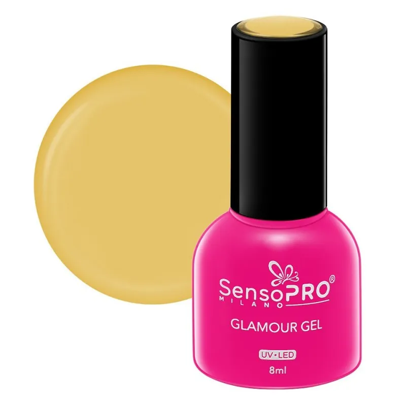 Oja Semipermanenta Glamour Gel SensoPRO Milano 8 ml, Pineapple Vodka 37