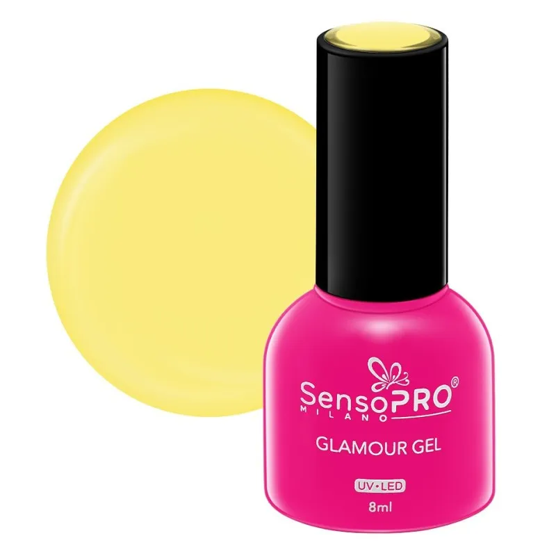 Oja Semipermanenta Glamour Gel SensoPRO Milano 8 ml, Sun Breeze 96