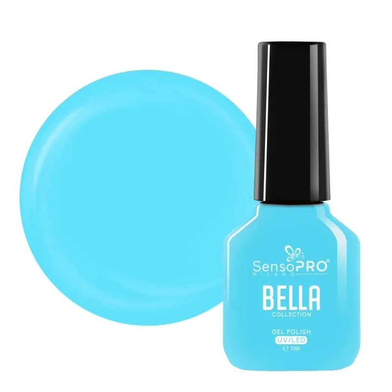 Oja Semipermanenta One Step, Aquamarine Pastel, SensoPRO Bella Collection, 7 ml
