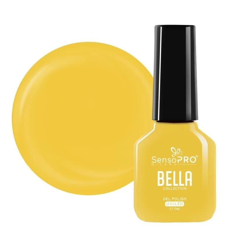 Oja Semipermanenta One Step, Blaze Yellow, SensoPRO Bella Collection, 7 ml