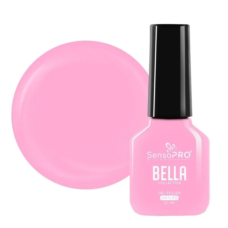 Oja Semipermanenta One Step, Bubblegum Kiss, SensoPRO Bella Collection, 7 ml