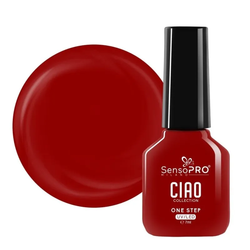 Oja Semipermanenta One Step, Burgundy Velvet, SensoPRO Ciao Collection, 7 ml