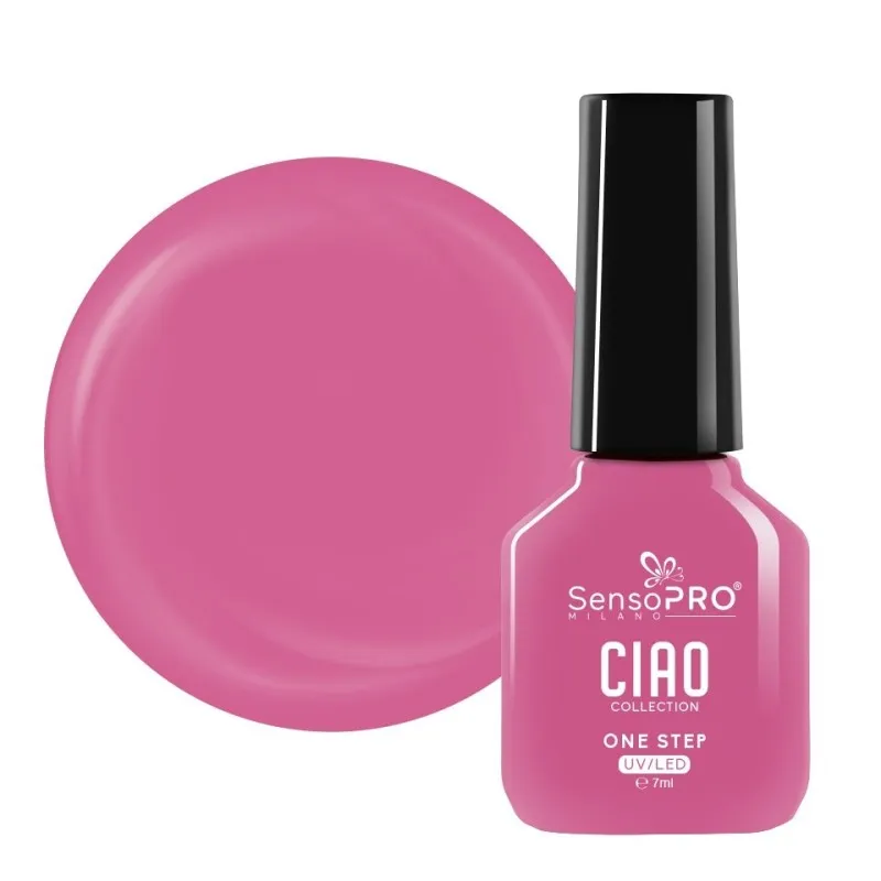 Oja Semipermanenta One Step, Cherry Vision, SensoPRO Ciao Collection, 7 ml