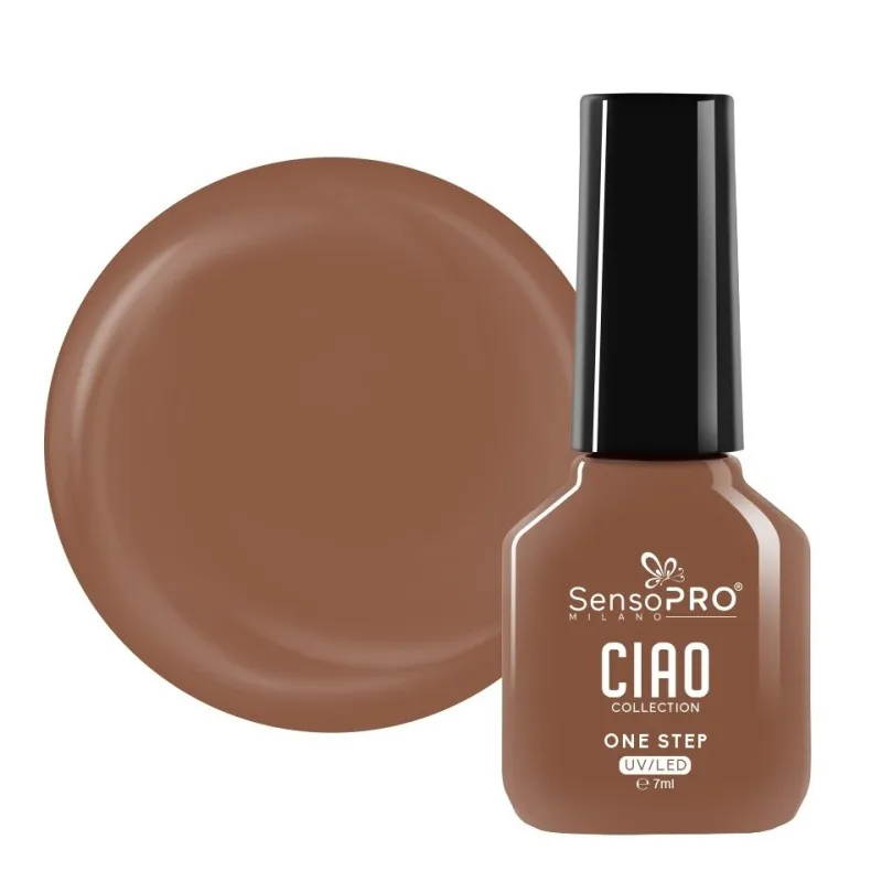 Oja Semipermanenta One Step, Cocoa Butter, SensoPRO Ciao Collection, 7 ml