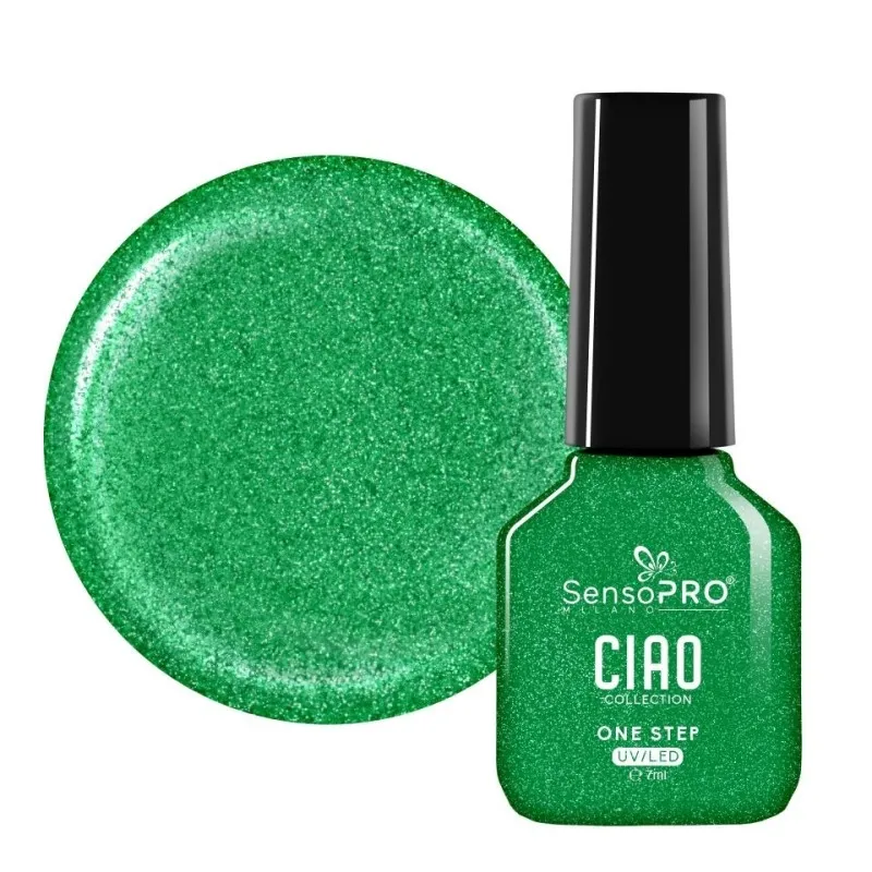 Oja Semipermanenta One Step, Evergreen Spark, SensoPRO Ciao Collection, 7 ml