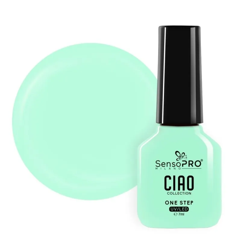 Oja Semipermanenta One Step, Mint Sky, SensoPRO Ciao Collection, 7 ml