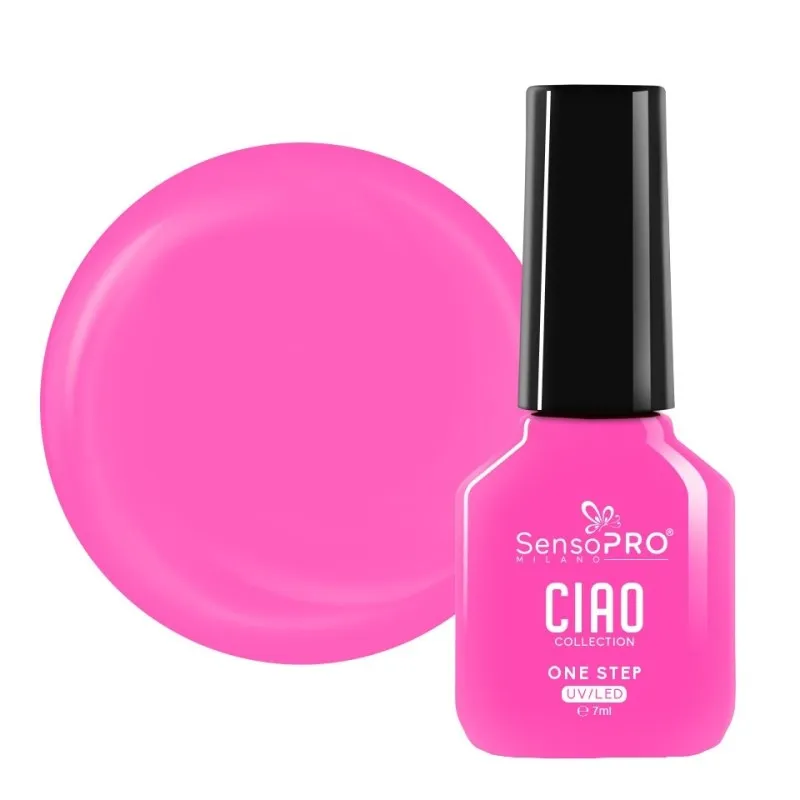 Oja Semipermanenta One Step, Peony Blossom, SensoPRO Ciao Collection, 7 ml