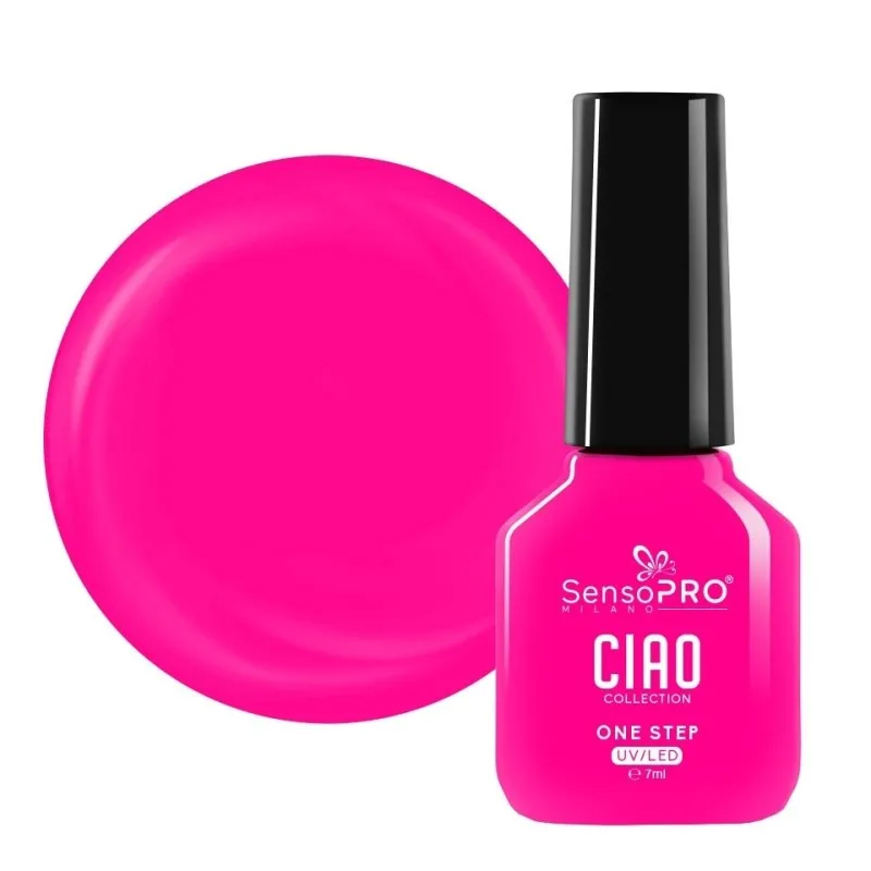 Oja Semipermanenta One Step, Pink Popsicle, SensoPRO Ciao Collection, 7 ml