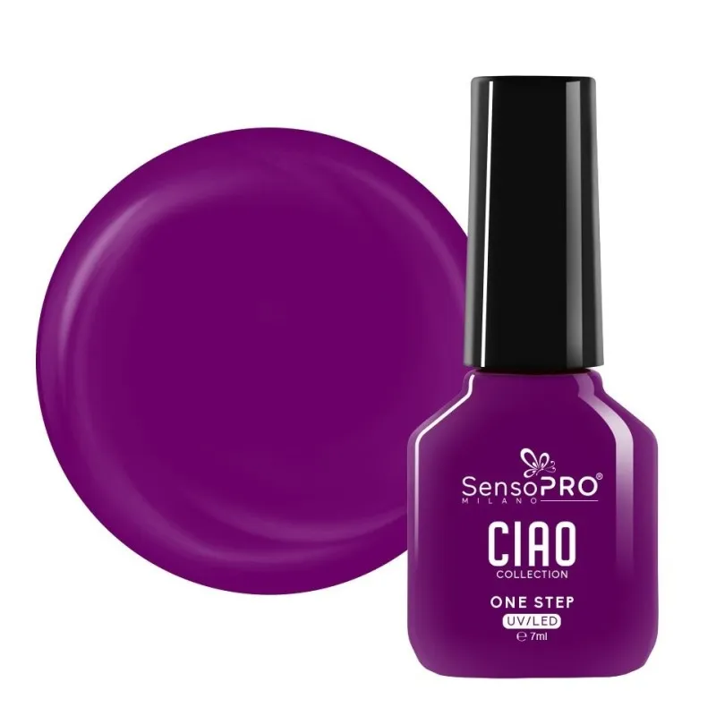 Oja Semipermanenta One Step, Plum Taste, SensoPRO Ciao Collection, 7 ml