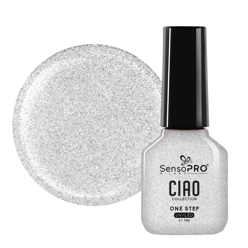 Oja Semipermanenta One Step, Silver Euphoria, SensoPRO Ciao Collection, 7 ml