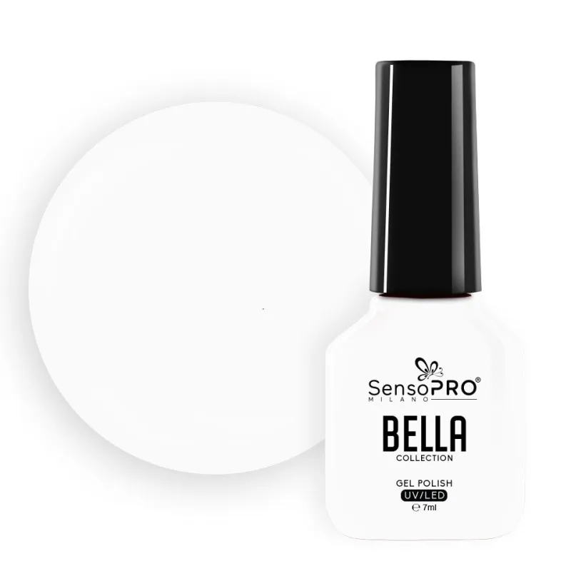 Oja Semipermanenta One Step, White Elegance, SensoPRO Bella Collection, 7 ml