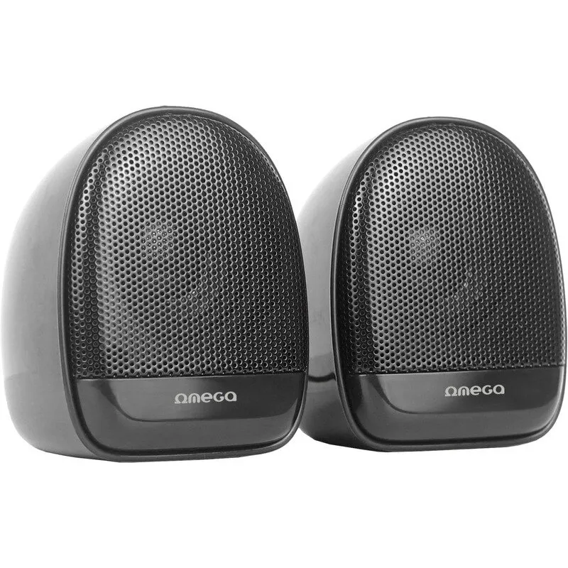 omega Boxa Omega GG163, 2.0, 6W, RMS,  USB 3.5 mm Audio, Negru