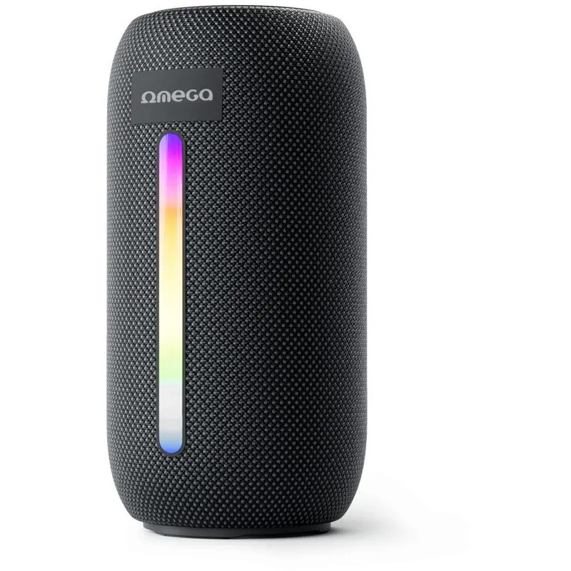 omega Boxa Portabila Omega OGQ156, Bluetooth, 10 W RMS, RGB, Negru