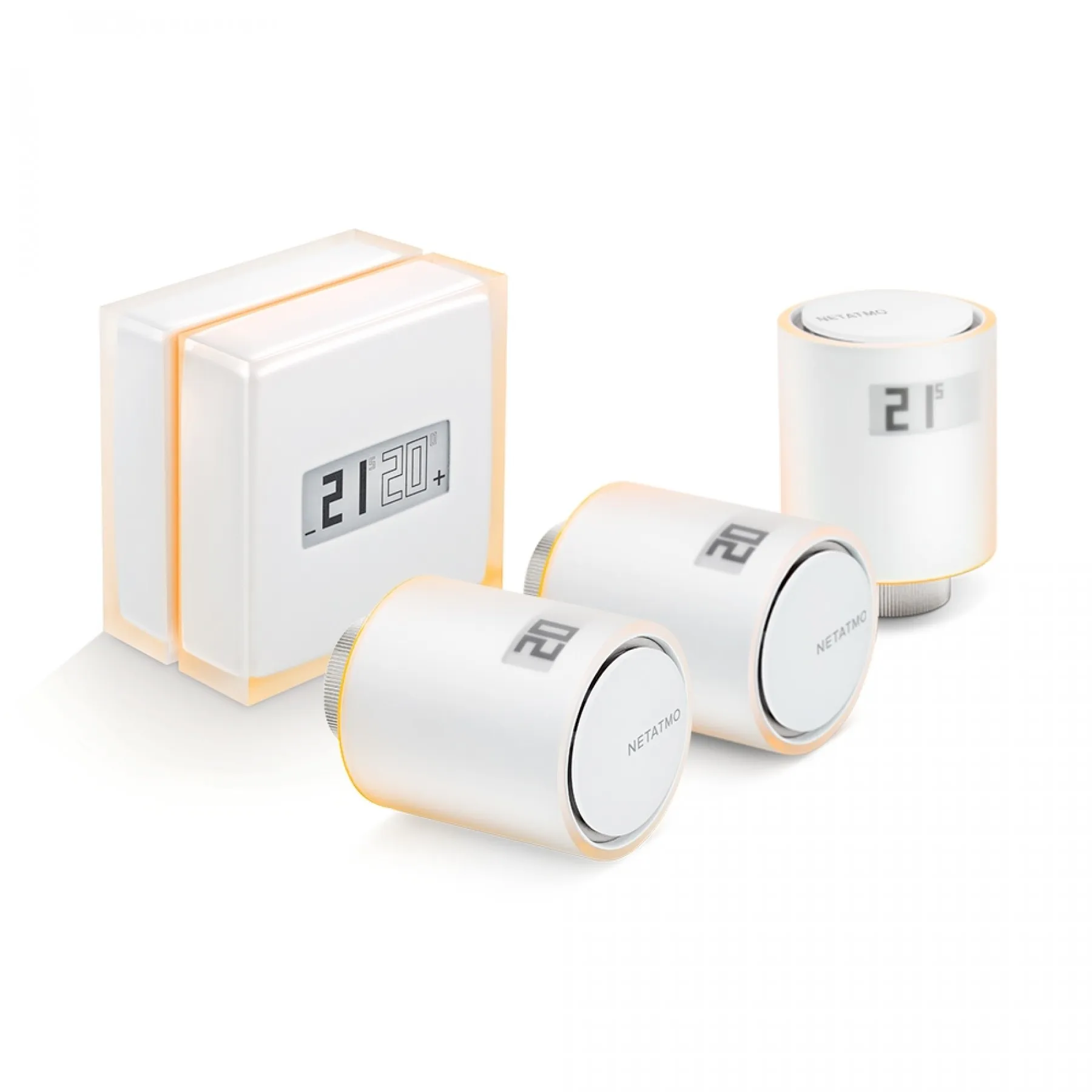 Pachet complet Termostat Smart si 3 Capete Termostat Wi-Fi Netatmo
